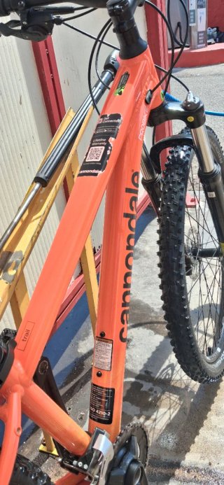 Bicicleta Cannondale Naranja