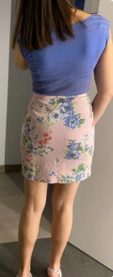 Vestido azul y rosa Marca: AmarilloLimon Talla: S.