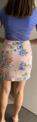 Vestido azul y rosa Marca: AmarilloLimon Talla: S.