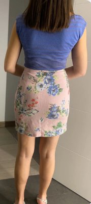 Vestido azul y rosa Marca: AmarilloLimon Talla: S.