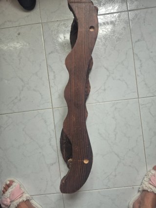 2 Percheros Rústicos de Madera