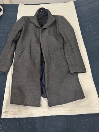 Abrigo Zara Hombre Talla M Negro