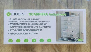 Scarpiera 6 ripiani antipolvere