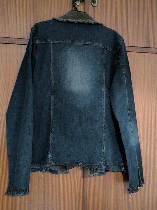 Chaqueta vaquera ANAMAR negro/marrón
