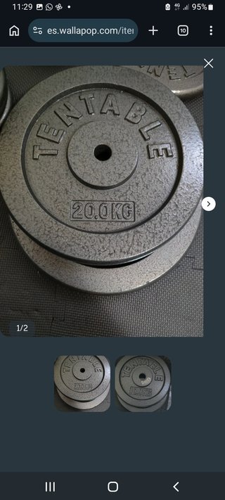 Disco pesa Tentable 20kg