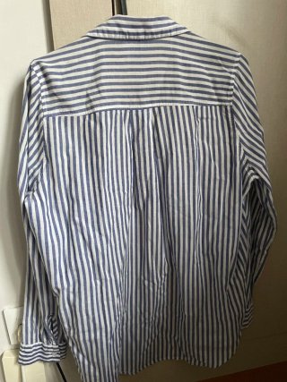 Camisa H&M Divided Rayas Azul Blanco Talla 36