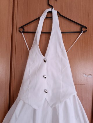Vestido blanco Zara Talla S