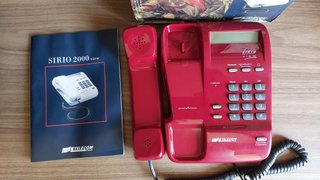 Telefono fisso Telecom Sirio 2000 View Rosso