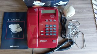 Telefono fisso Telecom Sirio 2000 View Rosso
