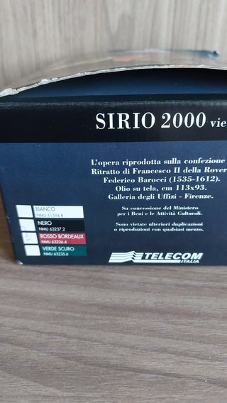 Telefono fisso Telecom Sirio 2000 View Rosso