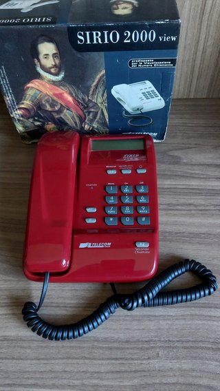 Telefono fisso Telecom Sirio 2000 View Rosso