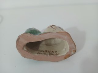 Statuetta Gatto Ceramica Caltagirone Coffano