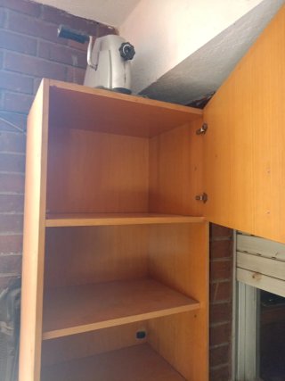 Mueble Almacenaje Madera y Metal