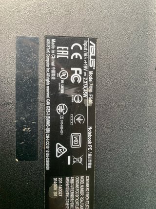 Portátil Asus Plata y Negro