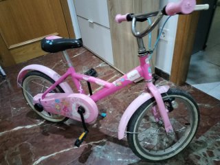 Bicicleta infantil rosa Btwin