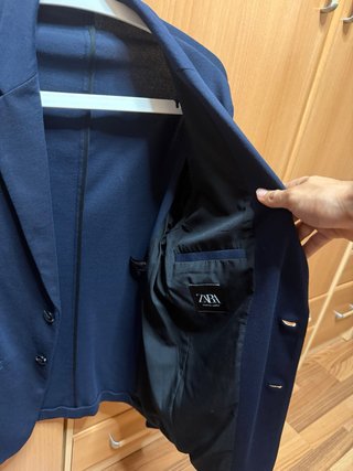 Chaqueta Zara Azul