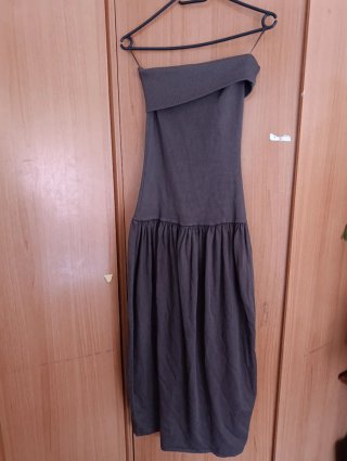 Vestido marrón de zara talla S