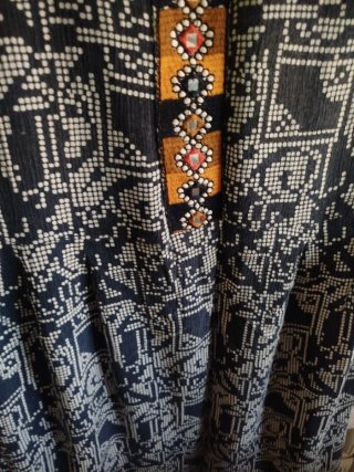 Vestido estampado étnico talla S
