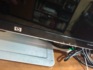 Monitor HP Nero e Argento