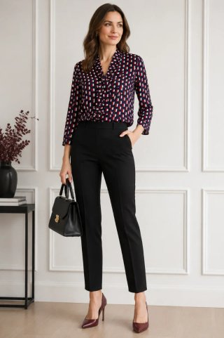 Blusa Satinada Elegante