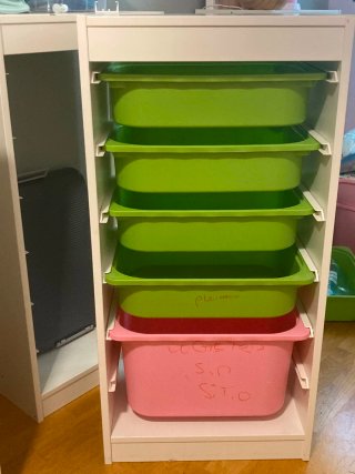 Mueble organizador de juguetes