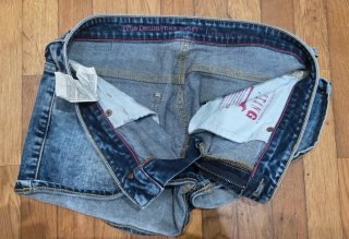 Shorts vaqueros con encaje