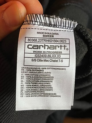 Sudadera Carhartt Negra Logo bordado
