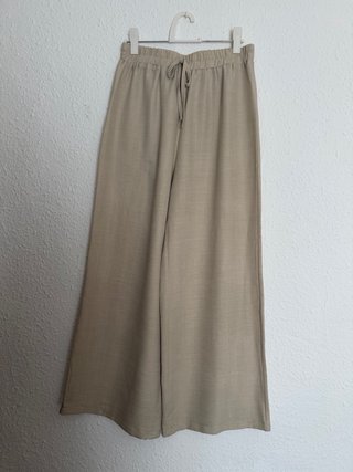 Conjunto verano camisa y pantalón beige