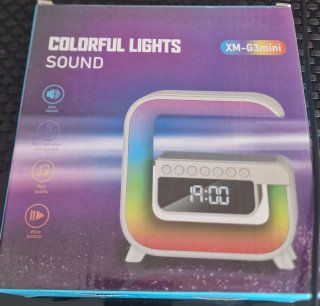 Lampada LED Wireless RGB Sveglia Carica cellulare