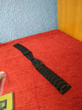 Correa de reloj negra