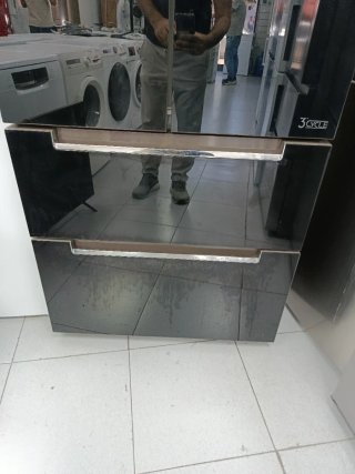 @Nevera Teka Cristal Negro No Frost Con Garantía@