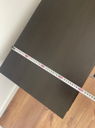 Mueble TV Ikea Negro/Marrón