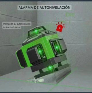 Nivel Láser 4D 16 Líneas Trípode Maletín