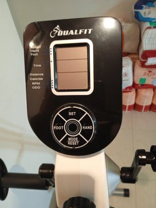 Bicicleta Estática Reclinada Gris