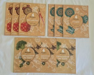 Libros de 4to de primaria.