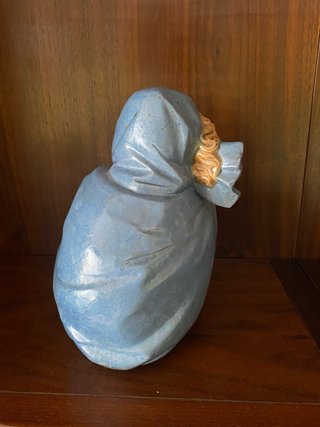 Lote 2 figuras Nadal niños cerámica