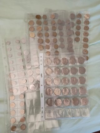 Colección de Monedas Antiguas 5 hojas