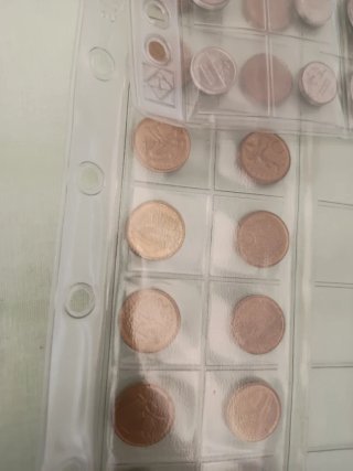 Colección de Monedas Antiguas 5 hojas
