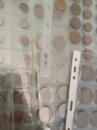 Colección de Monedas Antiguas 5 hojas