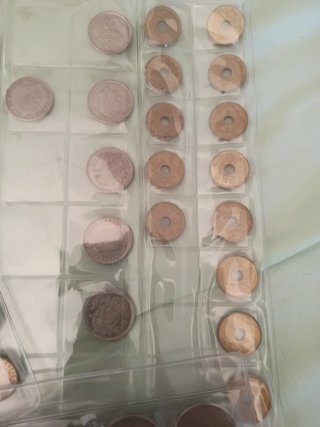 Colección de Monedas Antiguas 5 hojas