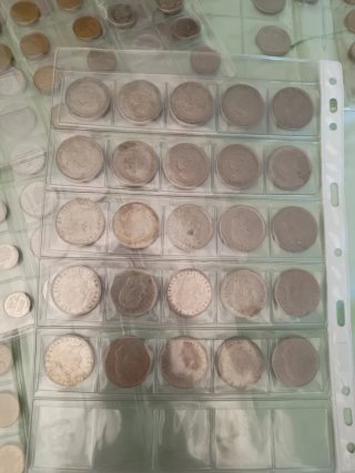 Colección de Monedas Antiguas 5 hojas