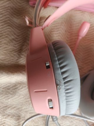 Auriculares Gaming Rosa con Orejas