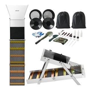 Kit de bateo de oro Highbanker, caja de sluice de
