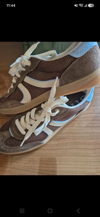 Zapatillas Stradivarius Marrones Rejilla