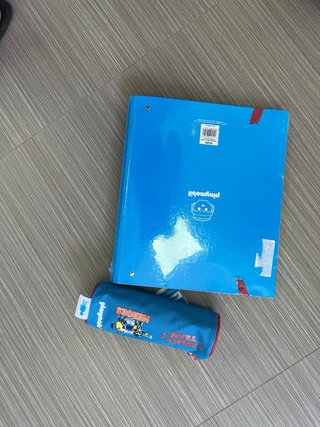 Carpeta y estuche Playmobil