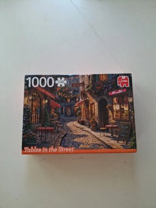 Puzzle Jumbo 1000 Piezas: Tables in the Street