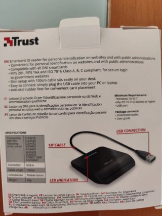 Lector Tarjetas Inteligentes Trust DNIe/CNS-TS/CRS