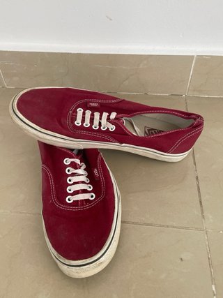 Zapatillas Vans Rojas Talla 44.5