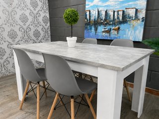 Mesa Comedor + 4 Sillas Noruega