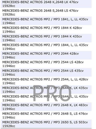 Kit embrague camión mercedes actros nuevo